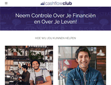 Tablet Screenshot of cashflowclub.nl